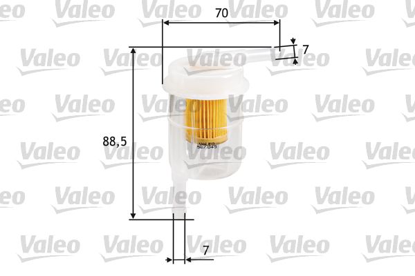VALEO 587045 Fuel Filter