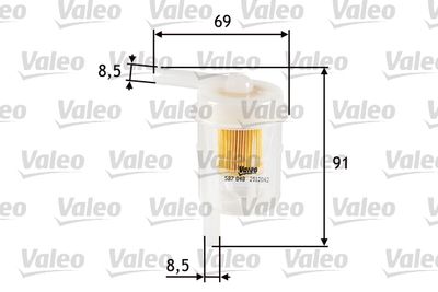 Fuel Filter VALEO 587048