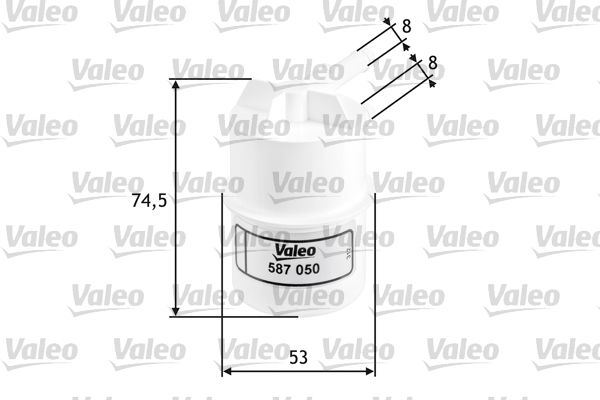 VALEO 587050 Fuel Filter