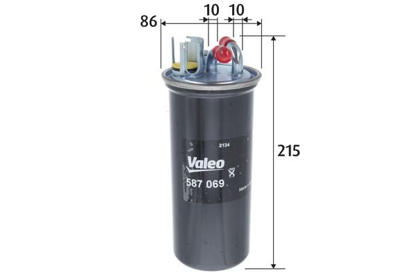 VALEO 587069 Fuel Filter