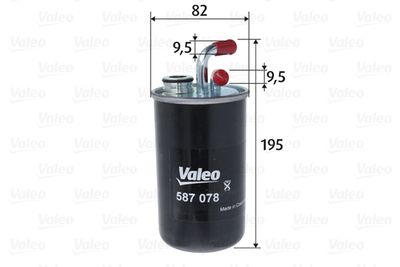 Fuel Filter VALEO 587078