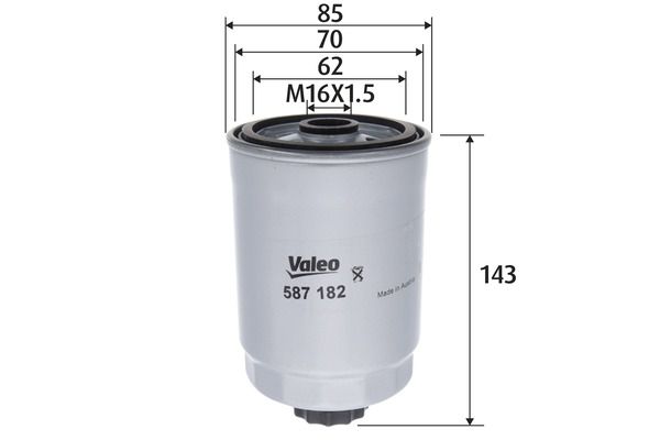 VALEO 587182 Fuel Filter