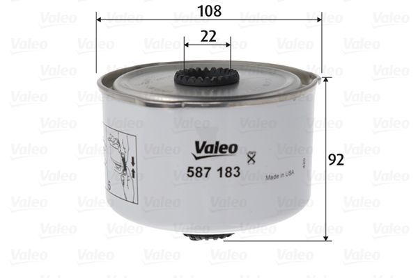 VALEO 587183 Fuel Filter