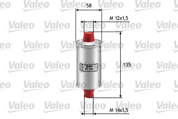VALEO 587200 Fuel Filter