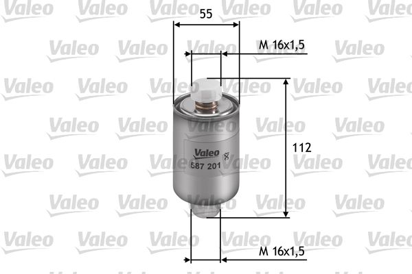 VALEO 587201 Fuel Filter