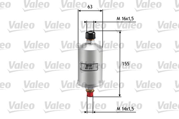 VALEO 587210 Fuel Filter