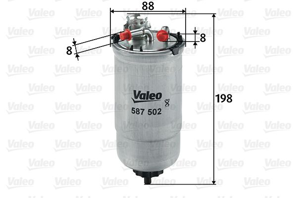 VALEO 587502 Fuel Filter