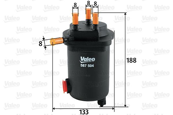 VALEO 587504 Fuel Filter