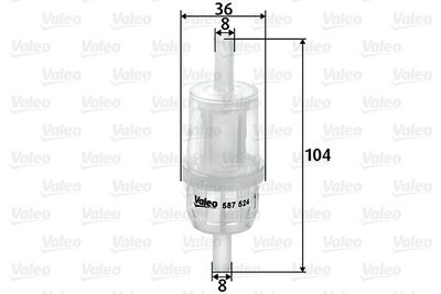 Fuel Filter VALEO 587524