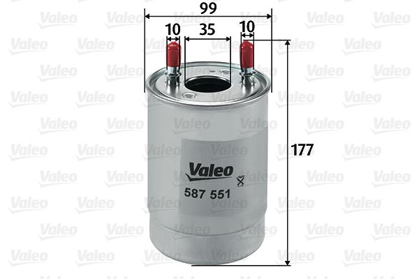 VALEO 587551 Fuel Filter