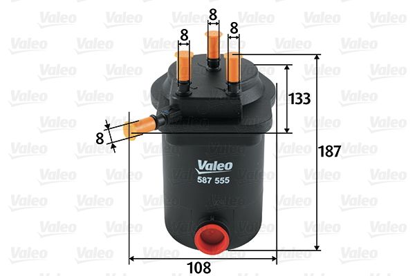 VALEO 587555 Fuel Filter