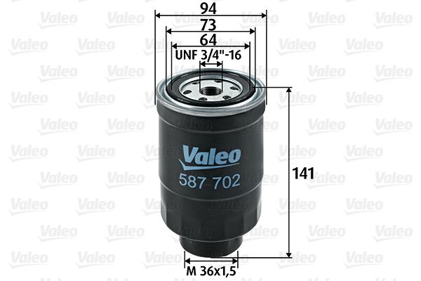 VALEO 587702 Fuel Filter