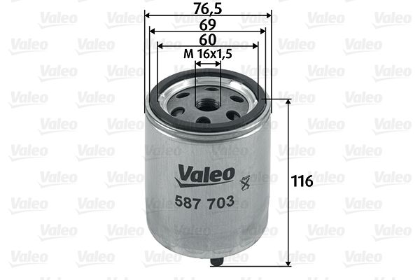 VALEO 587703 Fuel Filter