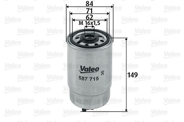 VALEO 587715 Fuel Filter