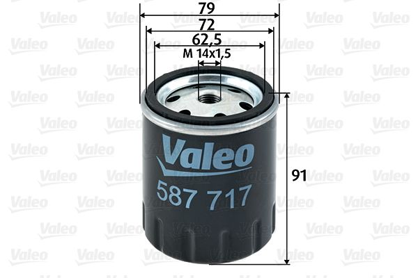 VALEO 587717 Fuel Filter