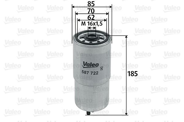 VALEO 587722 Fuel Filter