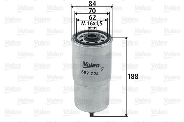 VALEO 587724 Fuel Filter