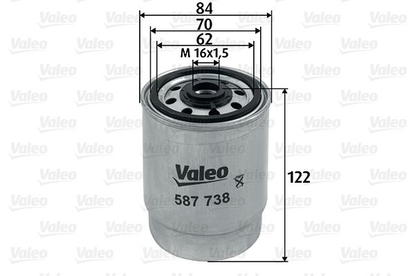 VALEO 587738 Fuel Filter