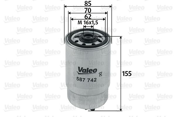VALEO 587742 Fuel Filter