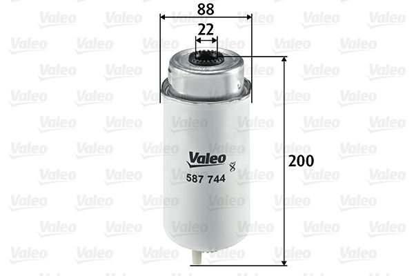 VALEO 587744 Fuel Filter