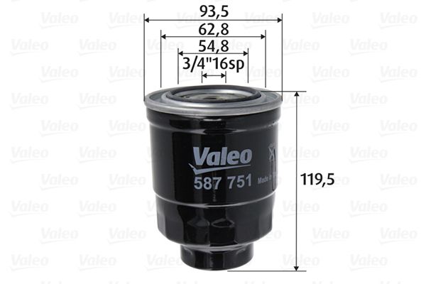 VALEO 587751 Fuel Filter