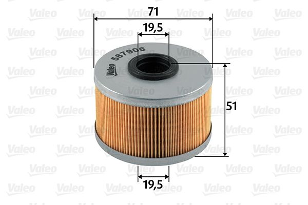VALEO 587906 Fuel Filter