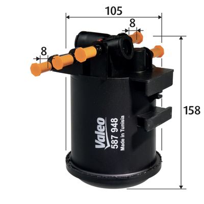 Fuel Filter VALEO 587948