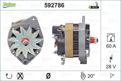 Alternator VALEO 592786