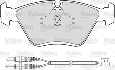 Brake Pad Set, disc brake VALEO 598281