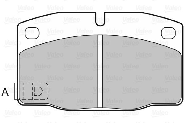 VALEO 598333 Brake Pad Set, disc brake