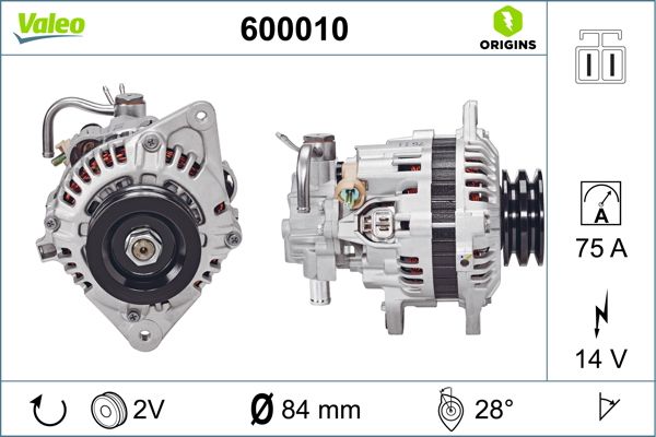 VALEO 600010 Alternator