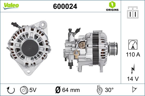 VALEO 600024 Alternator