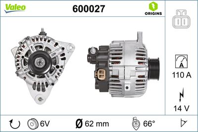 Alternator VALEO 600027
