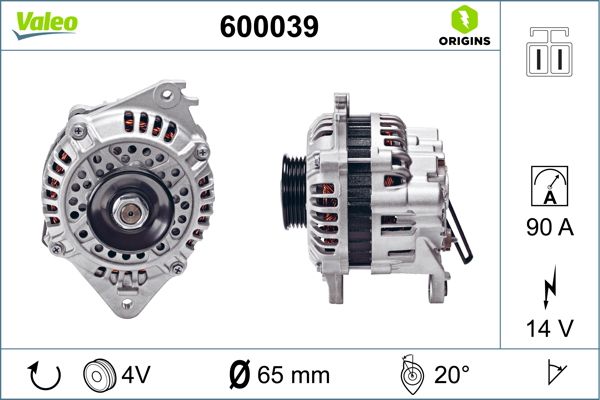 VALEO 600039 Alternator