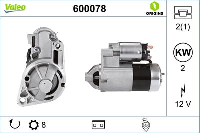 Starter VALEO 600078