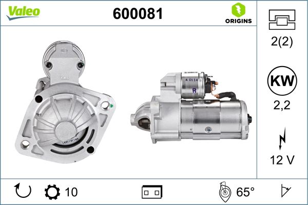 VALEO 600081 Starter
