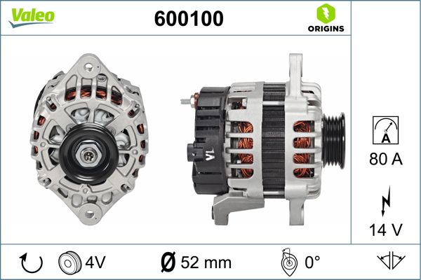 VALEO 600100 Alternator