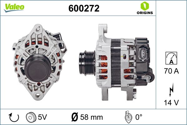 VALEO 600272 Alternator