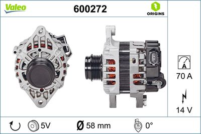 Alternator VALEO 600272