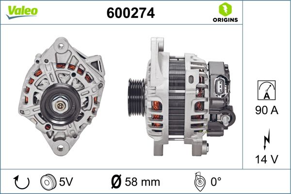 VALEO 600274 Alternator