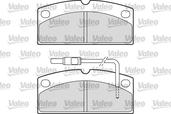 VALEO 601650 Brake Pad Set, disc brake