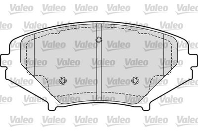 Brake Pad Set, disc brake VALEO 601651
