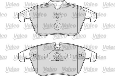 Brake Pad Set, disc brake VALEO 601653
