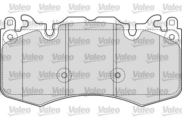 VALEO 601656 Brake Pad Set, disc brake