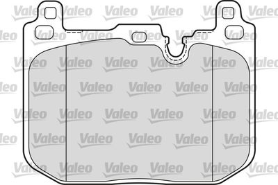 Brake Pad Set, disc brake VALEO 601679