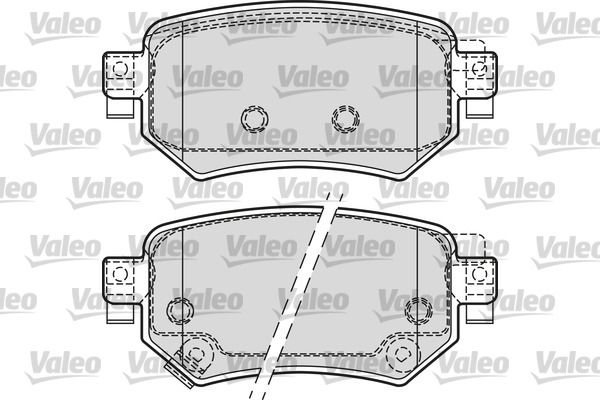 VALEO 601688 Brake Pad Set, disc brake