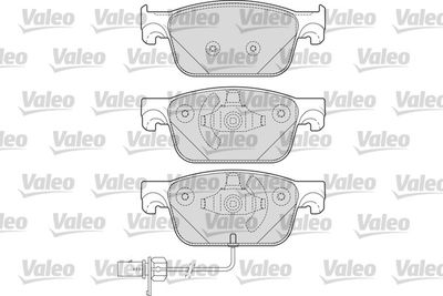 Brake Pad Set, disc brake VALEO 601693