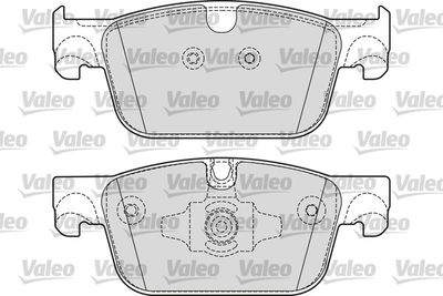 Brake Pad Set, disc brake VALEO 601698