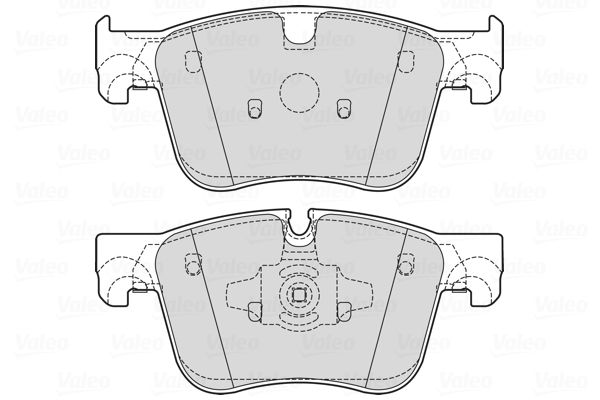 VALEO 601722 Brake Pad Set, disc brake