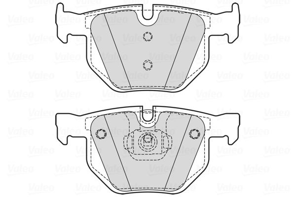 VALEO 601725 Brake Pad Set, disc brake
